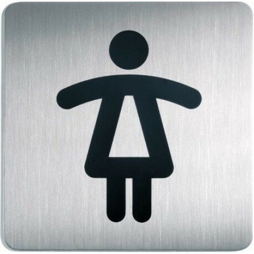 Durų ženklas WC moterims