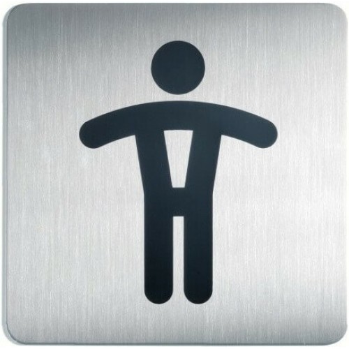 Durų ženklas WC vyrams