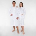 Chalatas vaflinis kimono 50:50 baltas