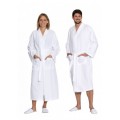 Chalatas vaflinis TOKYO baltas